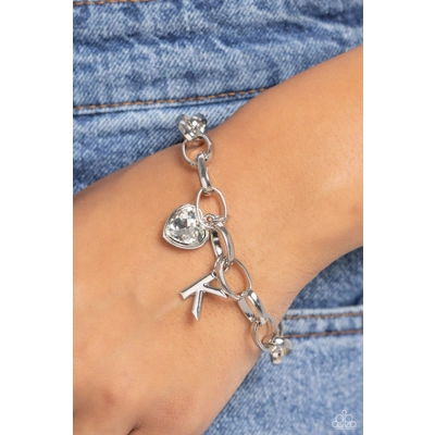 Guess Now Its INITIAL - White - K