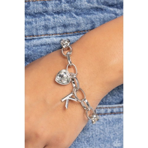 Guess Now Its INITIAL - White - K