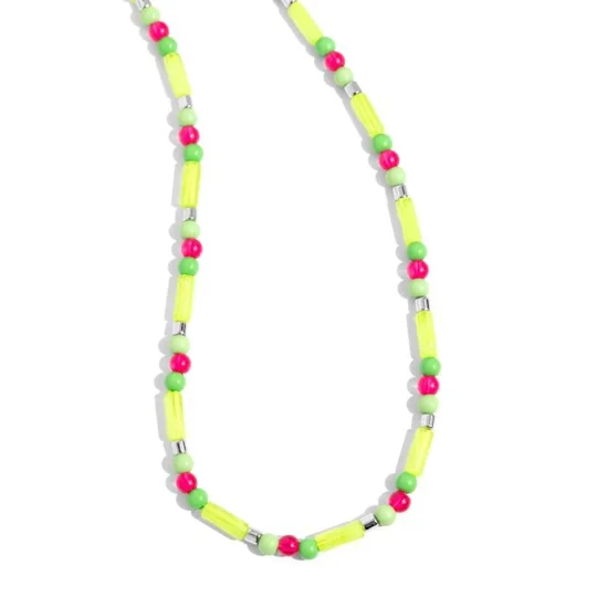 Stylish Necklace-Beaded Beginner - Green