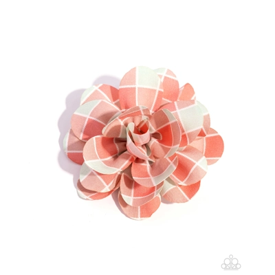 Gingham Garden - Orange