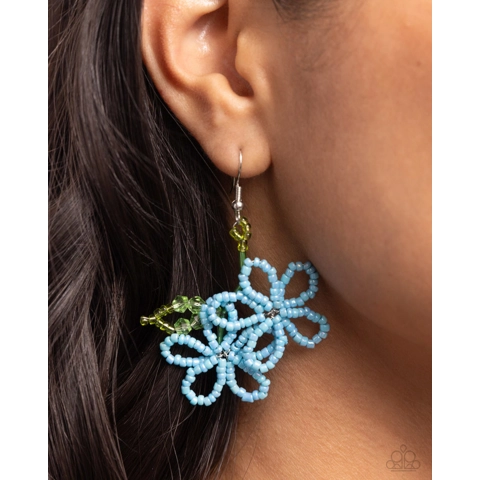 Beaded Blooms - Blue