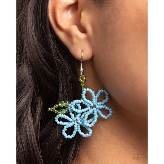Beaded Blooms - Blue
