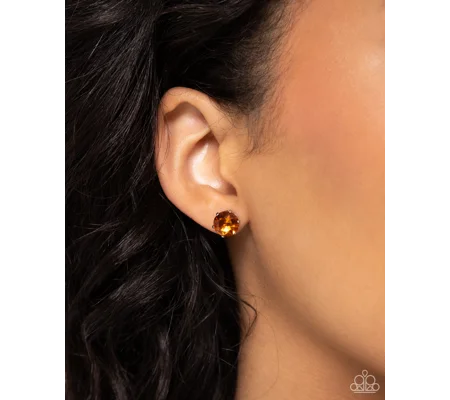 November Breathtaking Birthstone - Orange