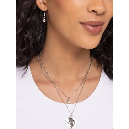 April-Birthstone Beauty - White
