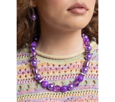 Plentiful Pearls - Purple