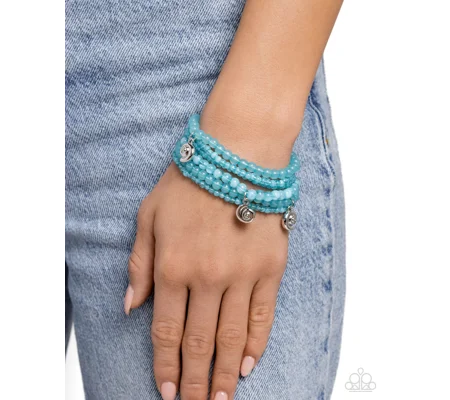 Swirling Shopaholic - Blue