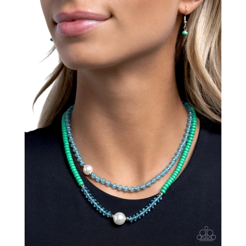 Multicolored Masquerade - Green