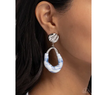 High-Sheen Swirls - Blue