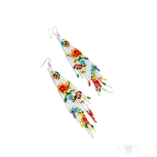 Beaded Gardens - White