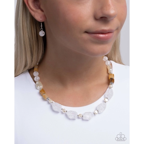 Crackling Chic - White