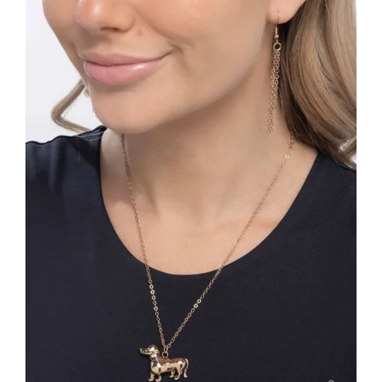 Darling Dachshund - Gold