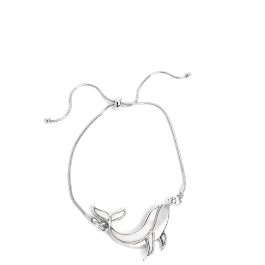Whimsical Whale - Silver