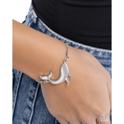 Whimsical Whale - Silver