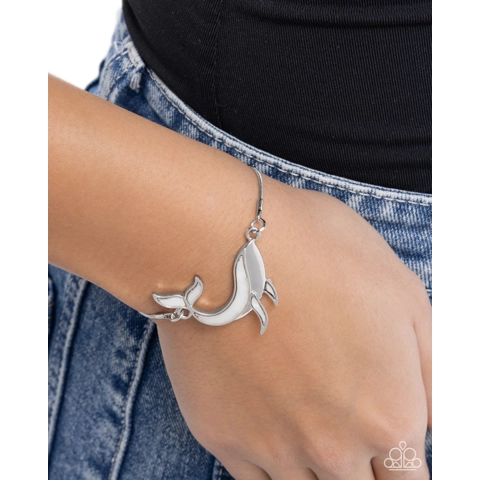 Whimsical Whale - Silver