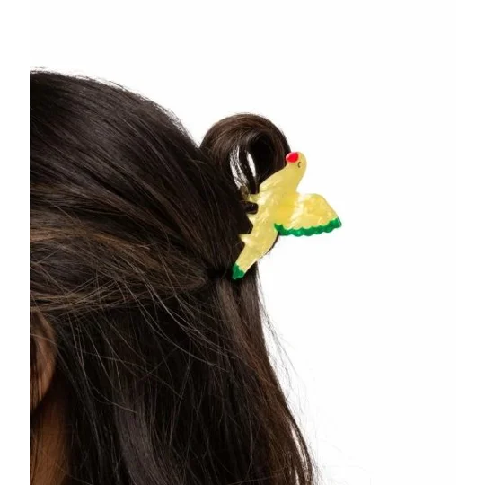 Canary Chic hair Claw - Yellow