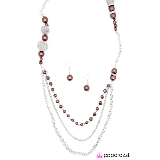 Enmeshed In Elegance - Brown