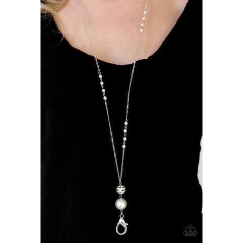 The Only Show In Town - White Lanyard