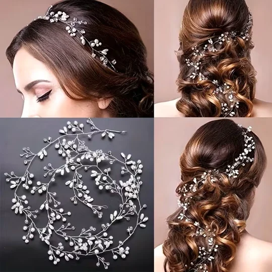Wedding Hair Bridal- White