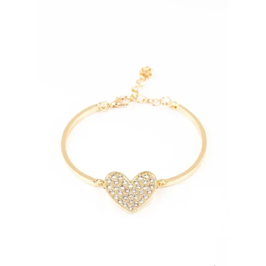 Letters of Love - Gold Elegant Heart Jewelry D & D