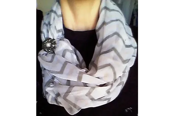 Transform Your Scarf with a Paparazzi Ring: A Stylish Accessory Hack