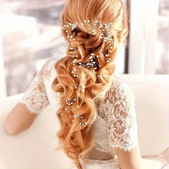 Wedding Hair Bridal- White