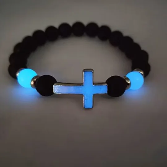 Glow Lava Stone Bracelet