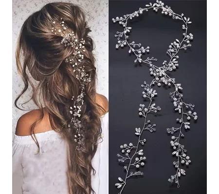 Wedding Hair Bridal- White