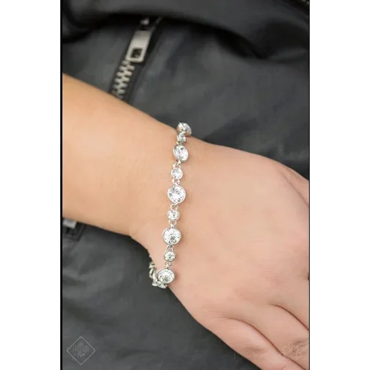 Hollywood Hills - White-Elegant Wedding Jewelry Set