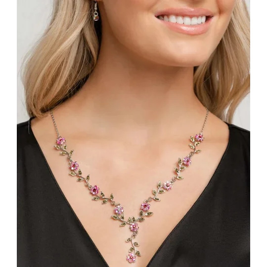 Estate Grounds - Red Elegant Necklace Set D & D
