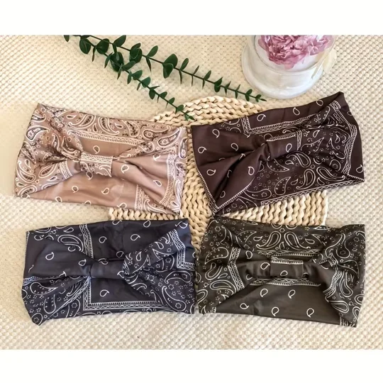Stylish Wide Floral Turban