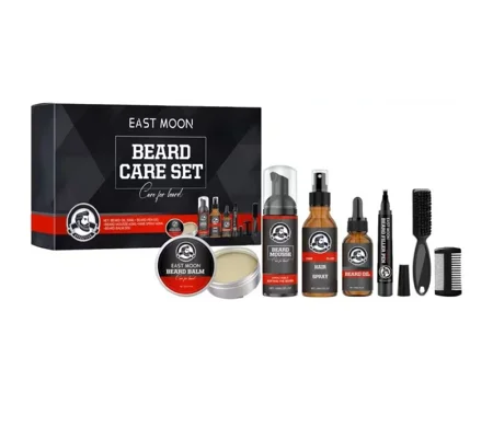 D & D Beard Care Essentials Bundle – 7‑Piece Grooming Set