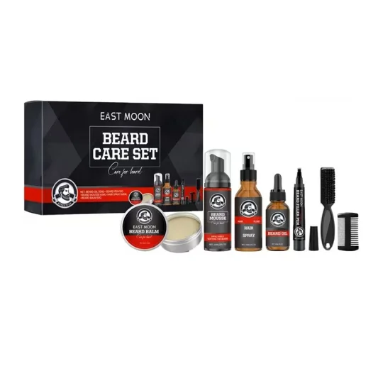 D & D Beard Care Essentials Bundle – 7‑Piece Grooming Set