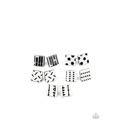 Black And White Abstract Square