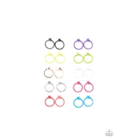 Dainty Hoops With Dainty Stars