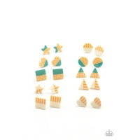 Half Striped and Half Solid Patterned