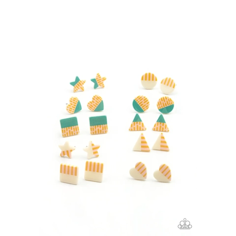 Half Striped and Half Solid Patterned