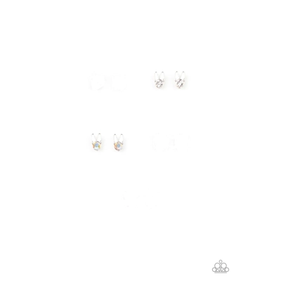 White Bunny Ears Earrings