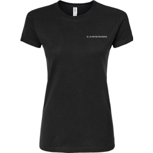 Women's Black Tultex Slim Fit Tshirt