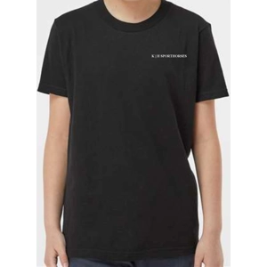 Youth Black Tultex Fine Jersey Tshirt