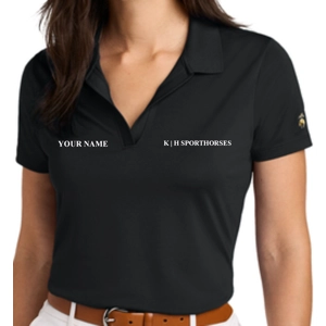 Women's Black Brooks Brothers Polo