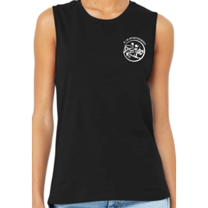 Women's Black Bella Canvas Muscle Tank