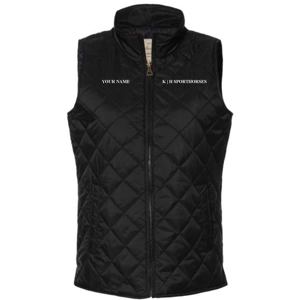 Women's Black Diamond Quilted Vest