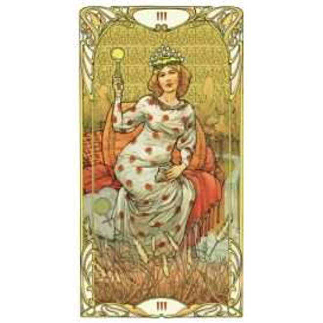 Additional Image for Golden Art Nouveau Tarot Deck
