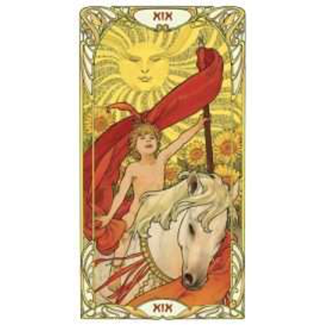 Additional Image for Golden Art Nouveau Tarot Deck