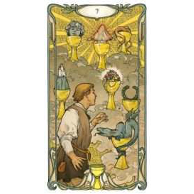 Additional Image for Golden Art Nouveau Tarot Deck