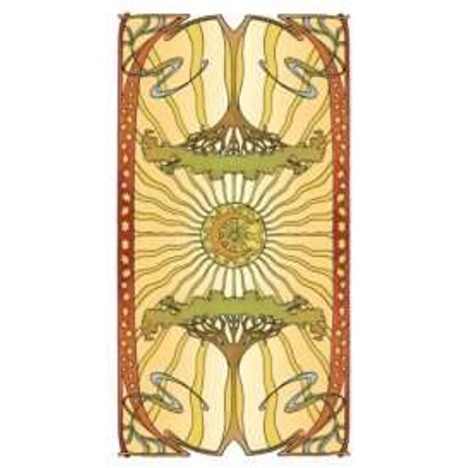 Additional Image for Golden Art Nouveau Tarot Deck