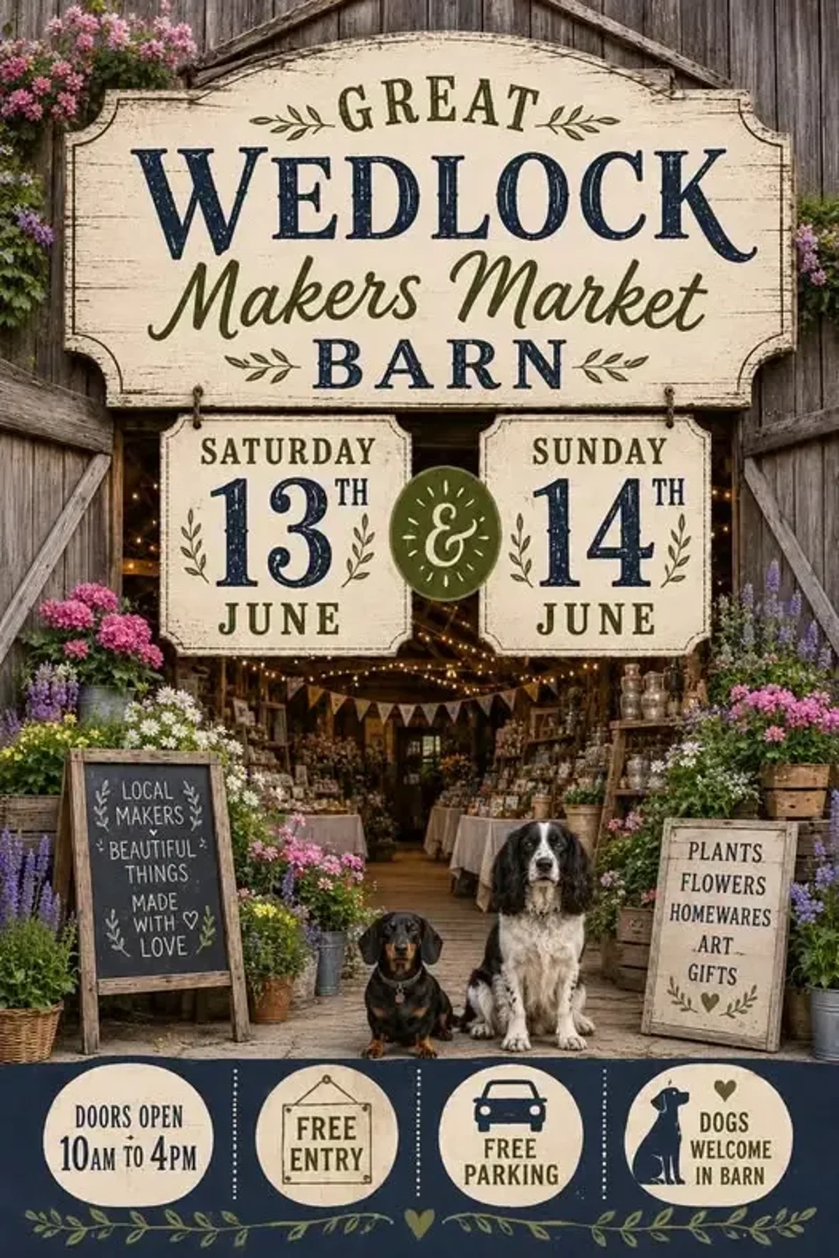 Back at The Makers Market Barn - 13th & 14th June