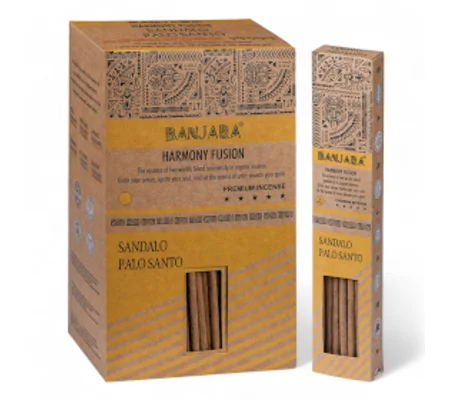 Sandalwood Banjara Palo Santo Smudge Incense Sticks