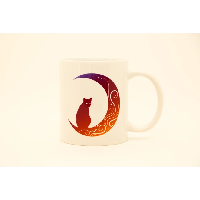 Additional Image for Moon and Cat Mug