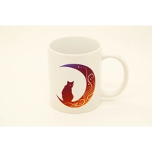 Moon and Cat Mug